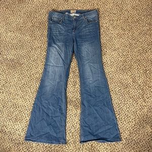 Celebrity Pink Flare Jeans